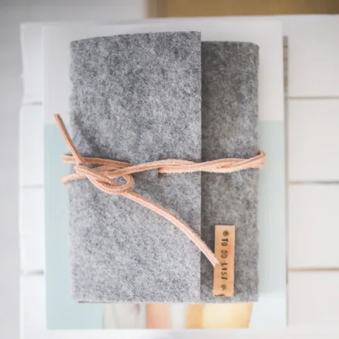 felt journal case