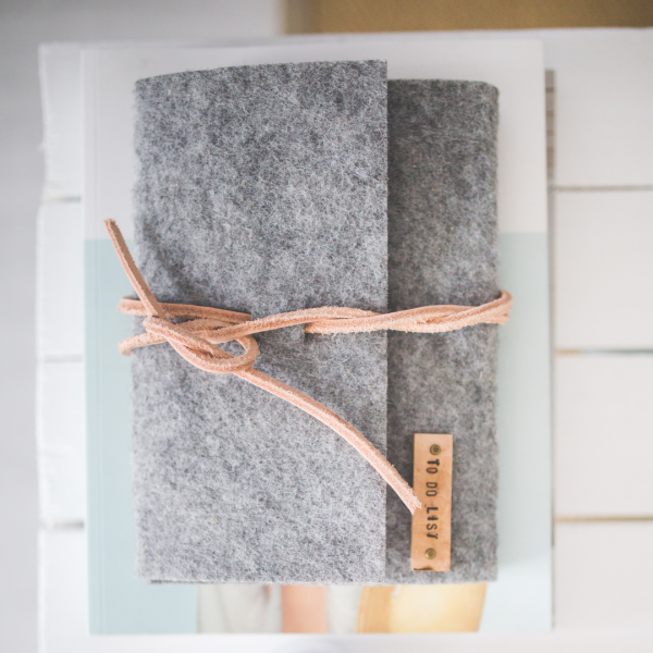 felt journal case